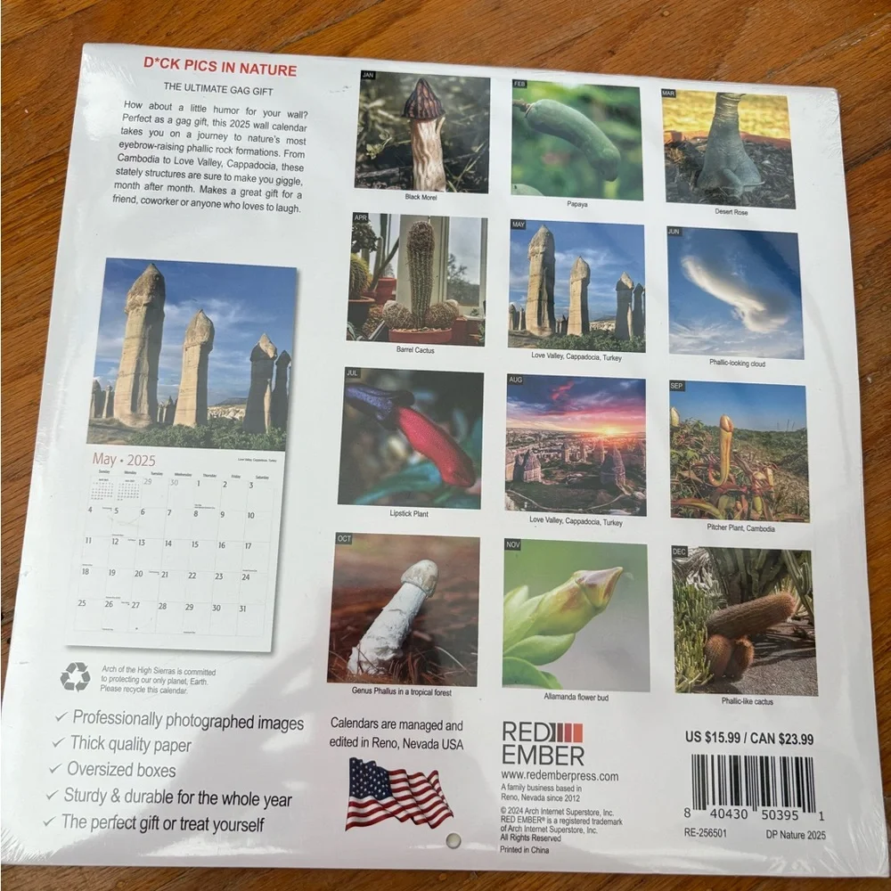 Funny Nature Calendar 2025